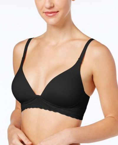 Warner's Warners Easy Does It Underarm-smoothing With Seamless Stretch  Wireless Lightly Lined Comfort Bra Rm3 In White