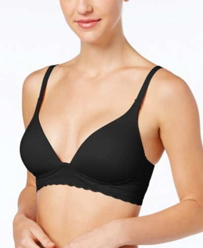 Shop Warner's Warners Cloud 9 Super Soft Wireless Lightly Lined Comfort Bra Ro5691a In Rich Black