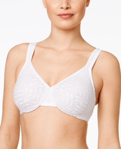 Olga Luxury Lift Full Figure Underwire Bra 35063 In White