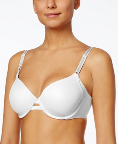 Shop Warner's Warners No Side Effects Underarm-smoothing Comfort Underwire Lightly Lined T-shirt Bra 1356 In White