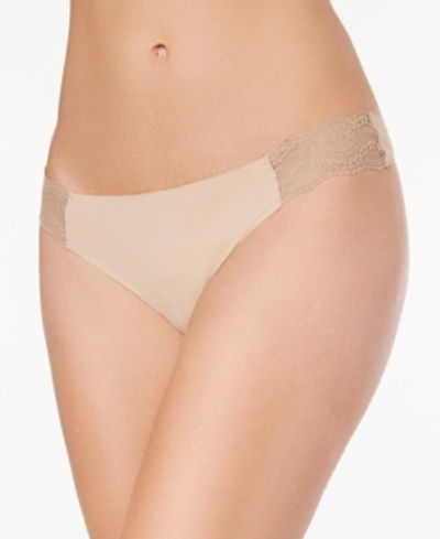 Shop B.tempt'd By Wacoal B. Bare Thong Underwear 976267 In Au Natural (nude 4)