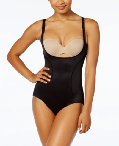 Shop Maidenform Women's Firm Control Ultimate Instant Slimmer Open Bust Bodysuit 2656 In Black