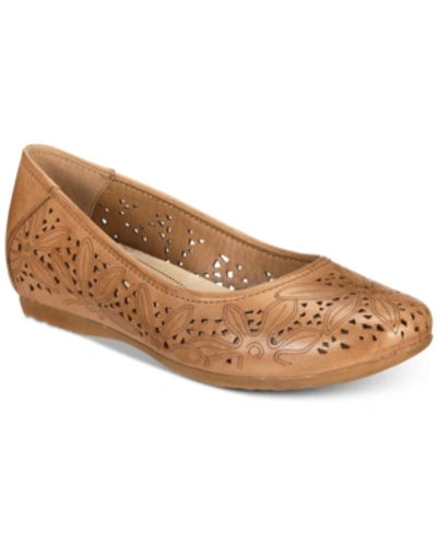 Baretraps Women's Mariah Flats Women's Shoes In Caramel