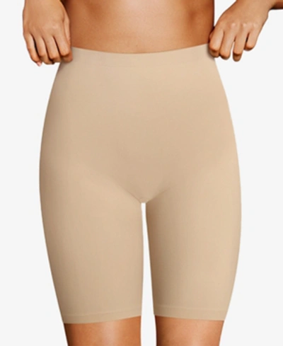 Maidenform Cover Your Bases Smoothing Mid-thigh Shaper In Nude (nude 5)