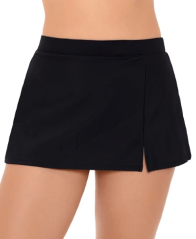 Shop Swim Solutions Swim Skirt In Black