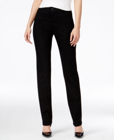 Shop Style & Co Women's Slim-leg Jeans In Regular And Short Lengths, Created For Macy's In Noir