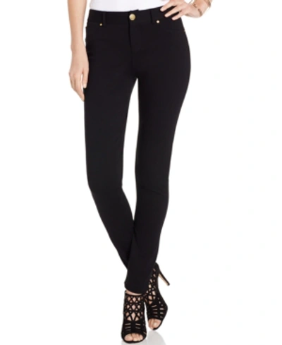 Shop Inc International Concepts Curvy Ponte Skinny Pants, Created For Macy's In Deep Black