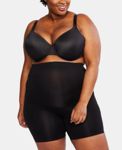 Women's Amaris plus size black nylon/spandex maternity & nursing