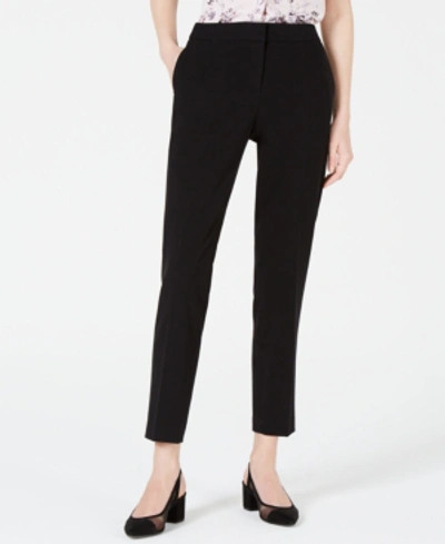 Shop Bar Iii Women's Straight-leg Dress Pants, Created For Macy's In Black