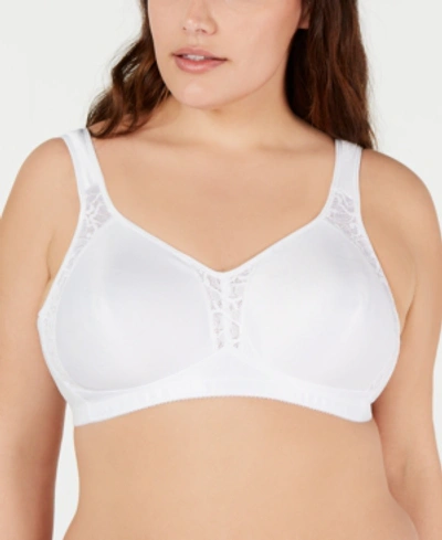 Women's 18 Hour Side And Back Smoothing Wireless Bra 4395, Online Only In  White
