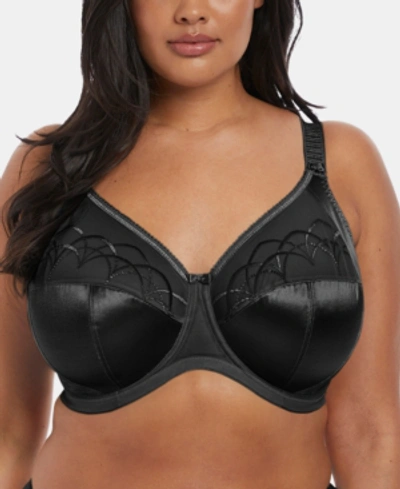 Shop Elomi Cate Full Figure Underwire Lace Cup Bra El4030, Online Only In Black