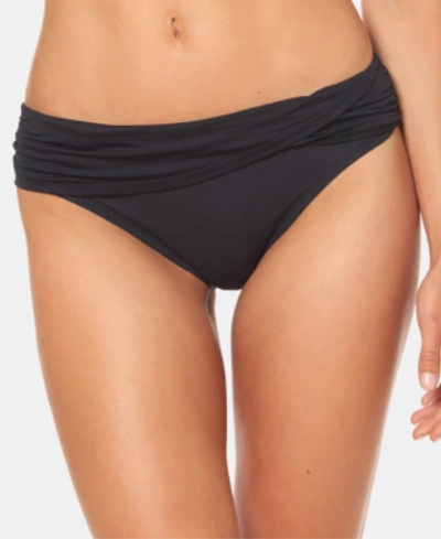 Bleu Rod Beattie Kore Sarong Hipster Bikini Bottoms In Black