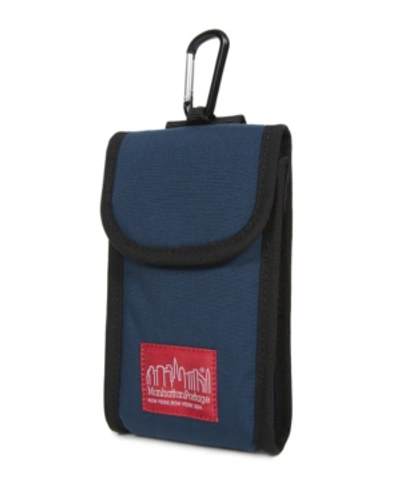 Shop Manhattan Portage Large Smartphone Accessory Case In Navy