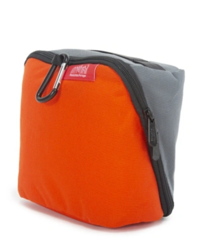 Shop Manhattan Portage Newtown Toiletry Case In Orange/gray