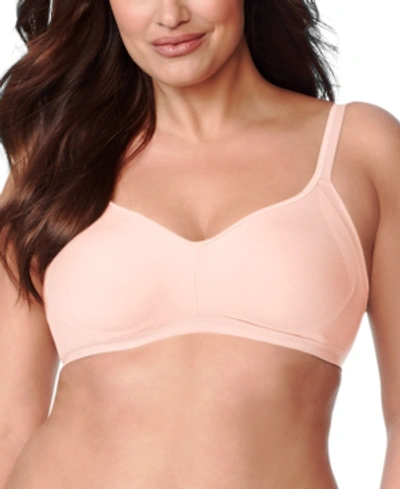 Shop Olga Easy Does It Full Coverage Smoothing Bra Gm3911a In Rosewater