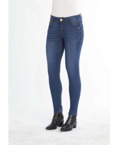 Shop Democracy High-rise 30" Ab Solution Ankle Jegging In Blue