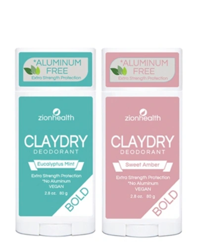 Shop Zion Health Eucalyptus Mint Plus Sweet Amber Deodorant Duo, 5.6oz