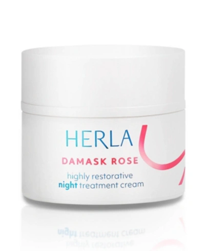 Shop Herla Damask Rose Highly Restorative Night Treatment Cream