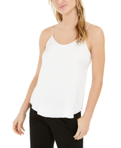 Shop Bar Iii Women's Scoop-neck Camisole, Created For Macy's In Lily White