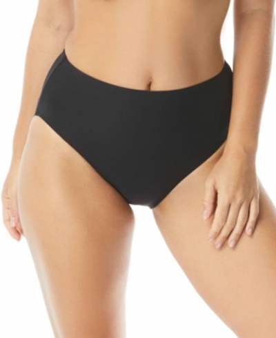 Shop Coco Reef Contours High-waist Bikini Bottoms In Black
