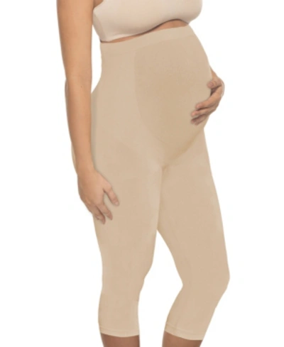 Shop Annette Women's Full Coverage Maternity Capri Legging In Nude