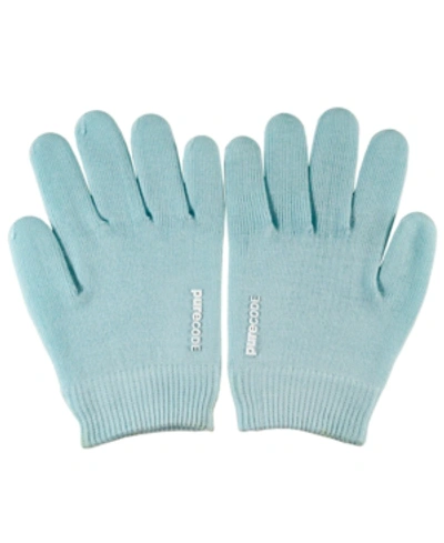 Shop Purecode Moisturizing Gel Gloves In Aqua