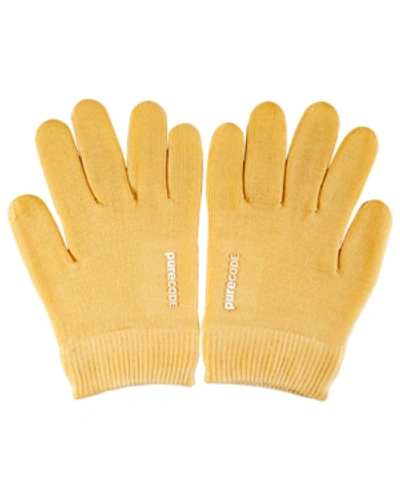 Shop Purecode Moisturizing Gel Gloves In Yellow