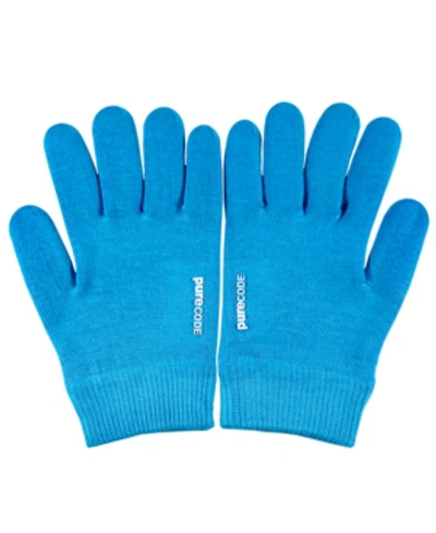 Shop Purecode Moisturizing Gel Gloves Xl Men In Blue
