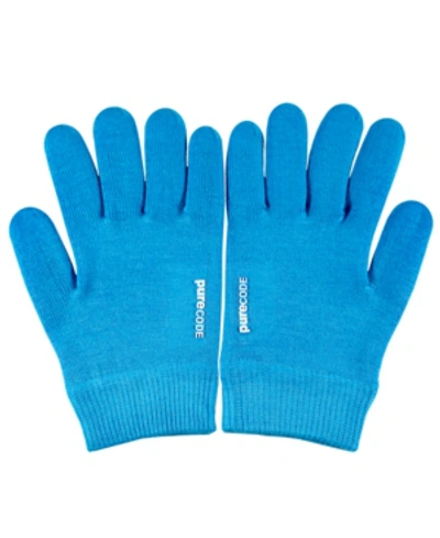 Purecode Moisturizing Gel Gloves L-xl Men In Blue