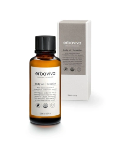 Shop Erbaviva Breathe Body Oil, 4 Fl oz