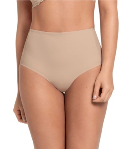 Shop Leonisa High Waisted Seamless Hipster Panty In Light Beig