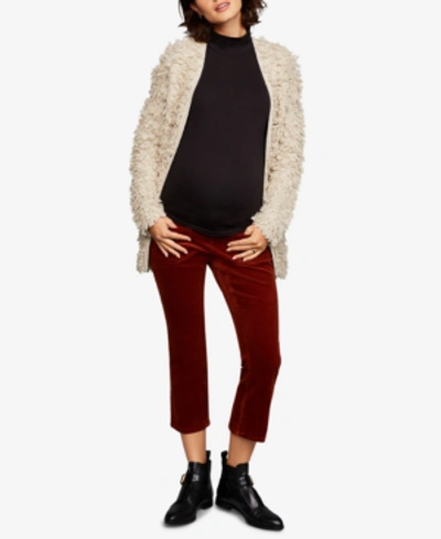 Shop A Pea In The Pod Maternity Corduroy Boot-cut Pants In Red