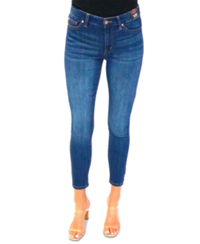 Shop Celebrity Pink Juniors' Curvy Mid-rise Skinny Jeans In Governor
