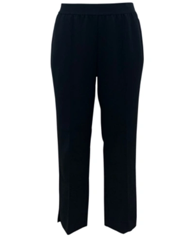 Shop Alfani Pull-on Ankle Pants, Created For Macy's In Deep Black