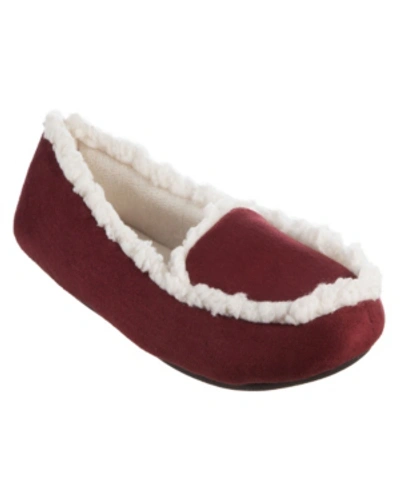 Shop Isotoner Signature Women's Alex Moccasin Slippers In Chili