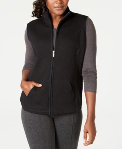 Karen Scott Petite Quilted Fleece Vest, Created For Macy's In Multi |  ModeSens