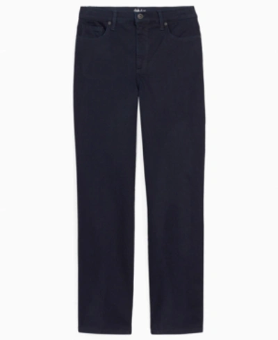 Shop Style & Co Tummy-control Straight-leg Jeans, Created For Macy's In Rinse