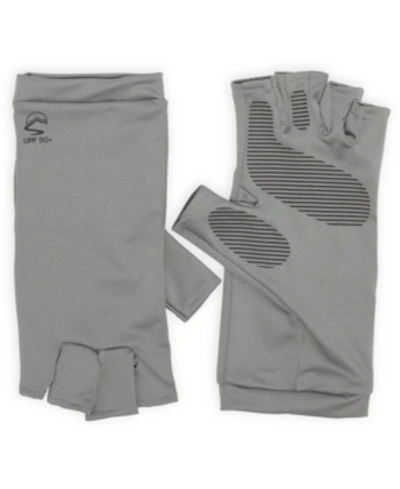 Shop Sunday Afternoons Uvshield Cool Gloves Fingerless In Gray