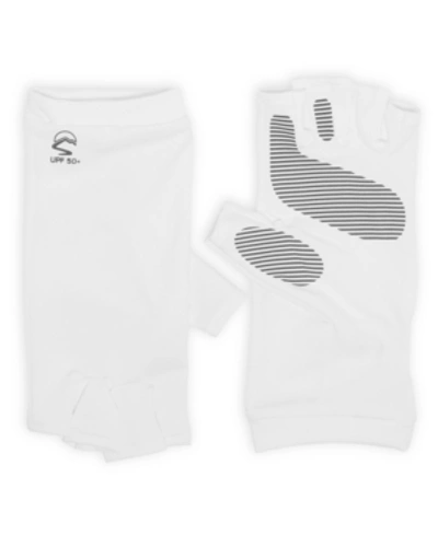 Shop Sunday Afternoons Uvshield Cool Gloves Fingerless In White