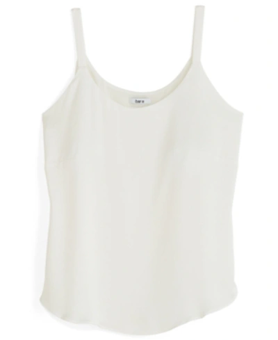 Shop Bar Iii Trendy Plus Size Camisole, Created For Macy's In Lily White
