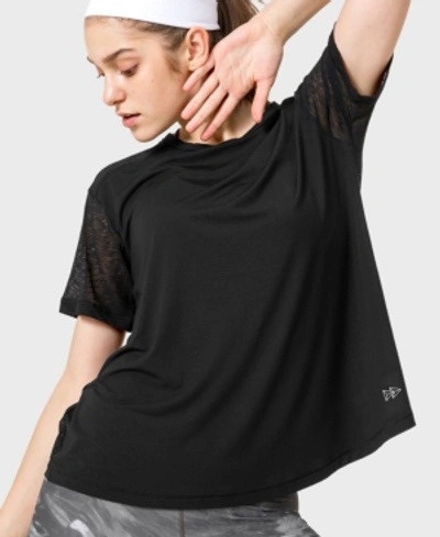 Shop Yvette Women Quick-drying Running T-shirt In Black
