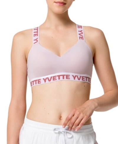 Shop Yvette Women's High Support Running Sports Bra In Pink