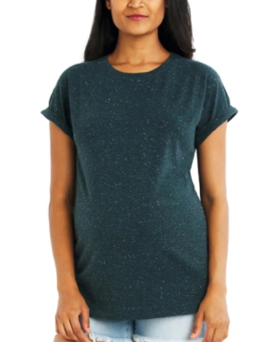 Shop A Pea In The Pod Maternity Boyfriend T-shirt In Teal