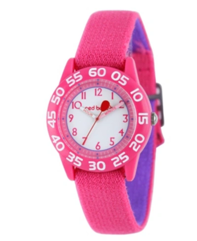 Shop Ewatchfactory Red Balloon Girls' Pink Plastic Time Teacher Watch