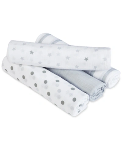 Shop Aden By Aden + Anais Baby Boys & Girls 4-pack Dove Swaddle Blankets