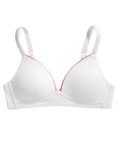 Maidenform Molded Wire-free Bra, Big Girls In White