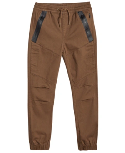 Ring Of Fire Big Boys Major Slim-fit Joggers, Created For Macy's In Light Khaki