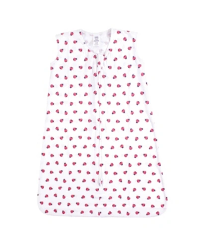 Shop Luvable Friends Soft Jersey Cotton Safe Sleep Wearable Sleeping Bag, 0-24 Months In Ladybug