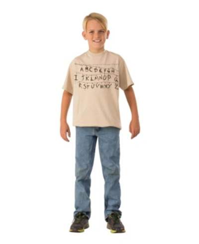 Shop Buyseasons Toddler Boys And Girls Stranger Things Alphabet Shirt In White