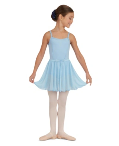 Shop Capezio Big Girls Pull On Circular Skirt In Baby Blue